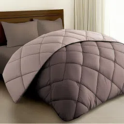 Story@Home Solid Double Comforter For Ac Room (Mocha & Vanilla)-picture-24