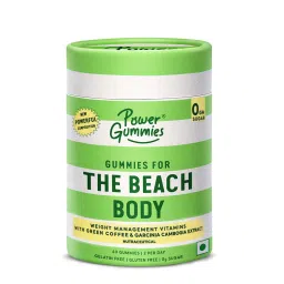 Power Gummies The Beach Body With Green Coffee, L-Carnitine & Vitamin C-Weight Management Gummy For Men & Women-image-52
