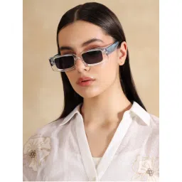 kazo fashion Kazo Blue Frame & Black Lens Women Sunglasses (DT0798BLUE)-picture-14