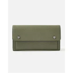 Accessorize London women's Khaki Large A Stud Wallet purse-picture-14