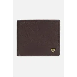 Allen Solly Men Brown Textured Leather Wallet-picture-15