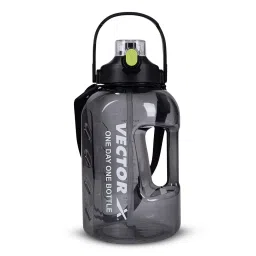 Vector X One Day Gallon Sipper Water Bottle 3 Litre Black image 1