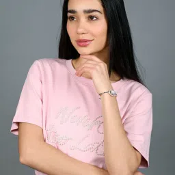 Odette Alloy Stones Pearl Silver Plated Bracelet-picture-17