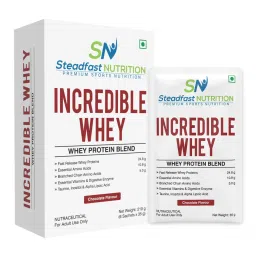 Steadfast Nutrition Incredible Whey Protein| Isolate and Concentrate Fast release Protein Powder for Men and Women No added preservatives (Chocolate)-picture-20