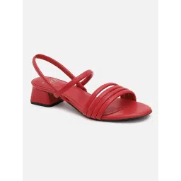 Tao Paris Women Red Sandal Heels image 2