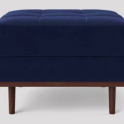 home lifestylez Berlo Ottoman Color in Dark Grey image 2