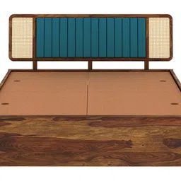 vintage home Boho Bliss Solid Wood Queen Size Drawer Storage Bed in Provincial Teak F... image 2