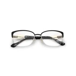 HASHTAG EYEWEAR Clear Regular Lens Cat Eye Half Rim Casual Eyeglass Frame - LUXURY-MG3995A-C1 (47) image 2