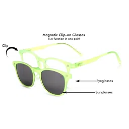 Voyage Unisex Black Clip On Sunglass (Cl001Pmg7371) (51) image 3
