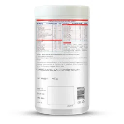 Gritzo SuperMilk Overall Growth (13+y Boys), 12g Protein (Double Chocolate, 400g) | Zero Refined Sugar, 21 Vitamins & Minerals image 2