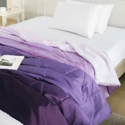Story@Home 240 Gsm Gradient Single Comforter For Mild Winter Purple image 3