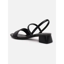 Tao Paris Women Black Sandal Heels image 4