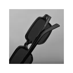 SAM AND MARSHALL Unisex Vanta 400Uv Protection Black Lens Rectangle Sunglasses image 4