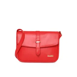 KLEIO Stylish PU Red Sling Bag (HO8016KL-RE)-image-30