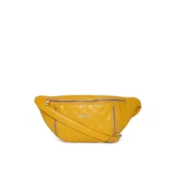 KLEIO Quilted Chain Sling Bum Waist Yellow Belt Bag (HO8017KL-YE)-picture-11