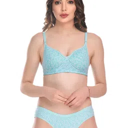 SGC SWEDEN Cotton Bra Panty Lingerie Set-image-55