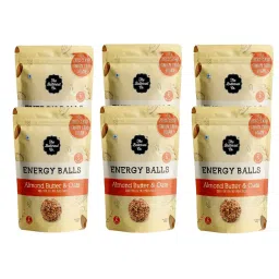 The Butternut Co. Energy Balls Almond Butter & Oats - Dates, Dried Fruit & Nut Snack Balls 288g (Pack of 6) 100% Natural, No Sugar, Vegan, No Preservatives, Clean Label-picture-13