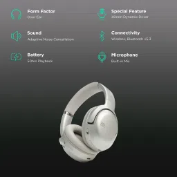 JBL Tour One M2 Bluetooth Headphone with Mic (Upto 50 Hours Playback, Over Ear, Champagne Gold) image 2