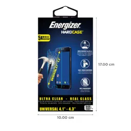Energizer Universal Tempered Glass Screen Guard for Mobiles (Fingerprint Resistant) image 2