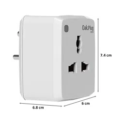 Oakter 6 Amp Smart Plug (Oak Plug Mini, White) image 2