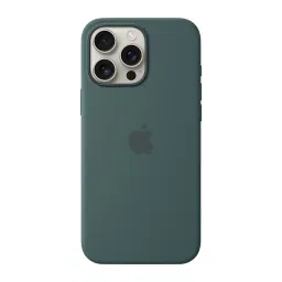 Apple Soft Silicone Back Cover Apple iPhone 16 Pro Max (MagSafe Charging Support, Lake Green) image 2