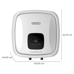 USHA Aquerra DG 15 Litre 5 Star Vertical Storage Geyser with Thermal Cutoff (White) image 2