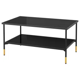 äsperöd Coffee table, black/glass black, 96x58 cm-image-15