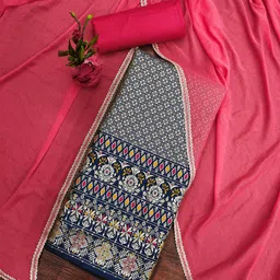 KALINI Ethnic Motifs Woven Design Unstitched Dress Material-picture-13