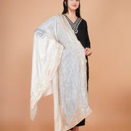 Karthav Fashion Floral Embroidered Gotta Patti Dupatta-picture-32