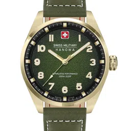 SWISS MILITARY HANOWA Men Embellished Dial & Leather Straps Analogue Watch SMWGA0001550-picture-15