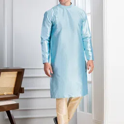 DEVOILER Men Dobby Kurta image 2