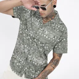 SHOWOFFFF Men Comfort Printed Casual Shirt-picture-23