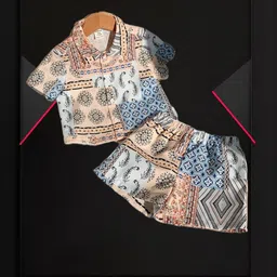 NAAMJAP Kids-Unisex Pure Cotton Printed Clothing Set image 2