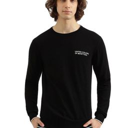 United Colors of Benetton Men Solid Round Neck Cotton Pullover Sweatshirt-picture-41