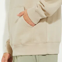 max Men Typography Printed Hooded Sweatshirt image 2