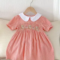 LULU & SKY Checked Peter Pan Collar Fit & Flare Dress image 3