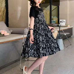 LULU & SKY Print A-Line Dress image 5