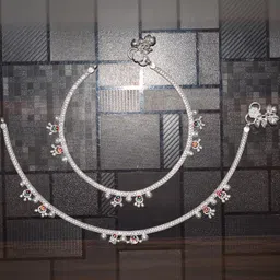 AanyaCentric Set Of 4 Silver-Plated Anklet-picture-17