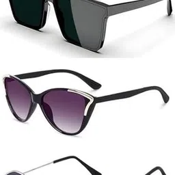 Arzonai Unisex Black Sunglasses-picture-31