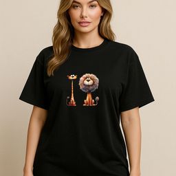 Anikmart Women Printed Dri-FIT Applique T-shirt-picture-49
