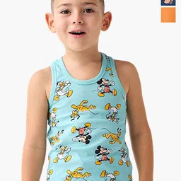 Juniors by Babyshop Boys Pack Of 3 Mickey Mouse Printed Vest H52-M6-30-117MULTICOLOUR-picture-15