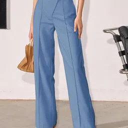 Outzidr Women Straight Fit Trousers-image-42