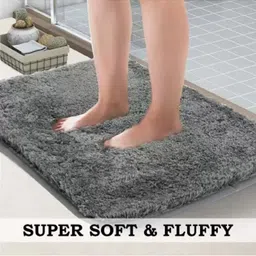 RJVT Grey Microfibre 1400 GSM Bath Rugs-image-38