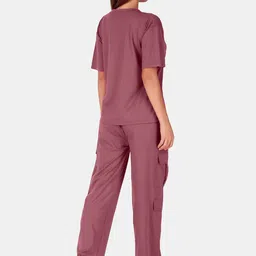 fasense Stem Rope Tencel T-Shirt With Trousers Co-Ords image 5