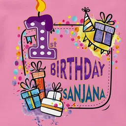 THE PRINT PLATTER Kids Printed Cotton Envelope Neck Bodysuit image 2