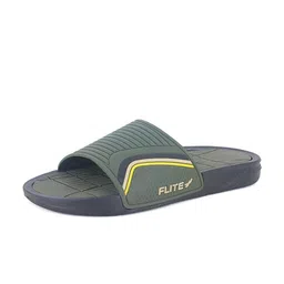 FLITE Men Textured Slip-OnOpen Toe Flip Flops image 3