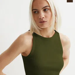 TOOCHKI Women Pack of 2 Ribbed Tank Crop Top-image-54