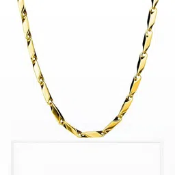 Just Devotional Unisex Stainless Steel Minimal Link Chain image 2