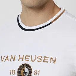 Van Heusen Sport Men Typography Printed T-shirt image 2