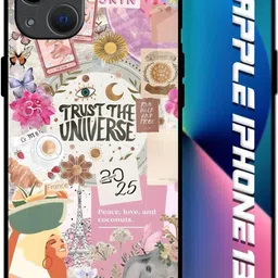 QRIOH Conversational Printed iPhone 13 Back Case Mobile Accessories image 4